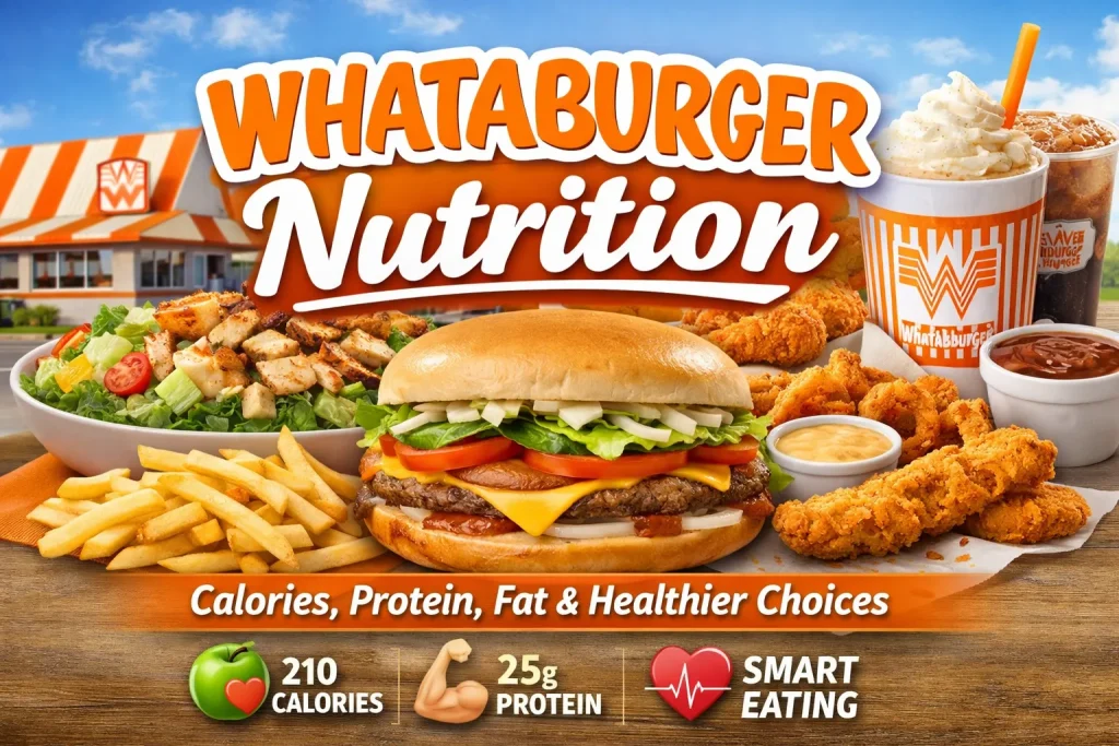 Whataburger Nutrition Menu 2026 | Calories, Protein, Fat & Healthy Choices 1 Whataburger Nutrition Info